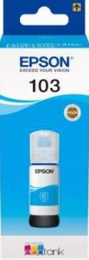 Tusz EPSON 103 C13T00S24A, niebieski, 65 ml