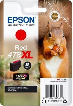 Zdjęcia - Wkład drukujący Epson Tusz  478XL Claria Photo HD, czerwony, 10.2 ml 