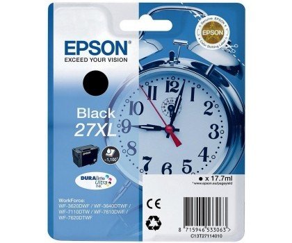 Tusz EPSON C13T27114012, czarny, 17.7 ml