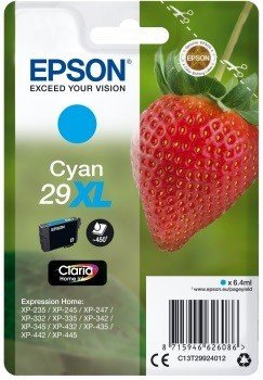 Tusz EPSON C13T29924012, błękitny, 6.4 ml