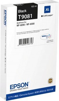 Tusz EPSON C13T908140, czarny, 100 ml