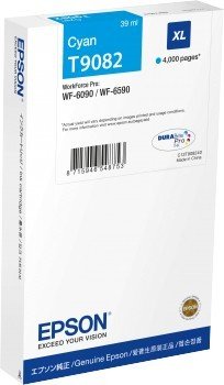 Tusz EPSON C13T908240, błękitny, 39 ml