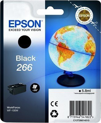 Tusz EPSON nr.266 C13T26614010, czarny, 5.8 ml