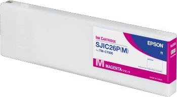 Tusz EPSON SJIC26P(M), purpurowy, 295.2 ml