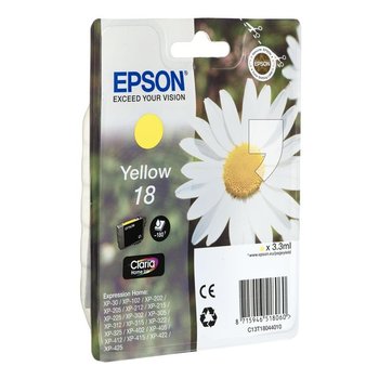 Tusz EPSON T1804, żółty, 3.3 ml, C13T18044010 - Epson