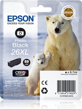 Tusz EPSON T2631 C13T26314010 Photo, czarny