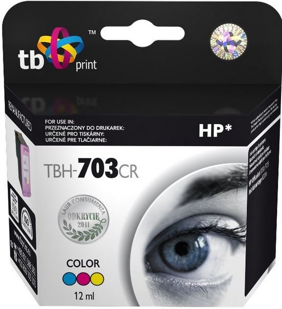 Tusz HP 703 (CD888AE) TB TBH-703CR, 12 ml