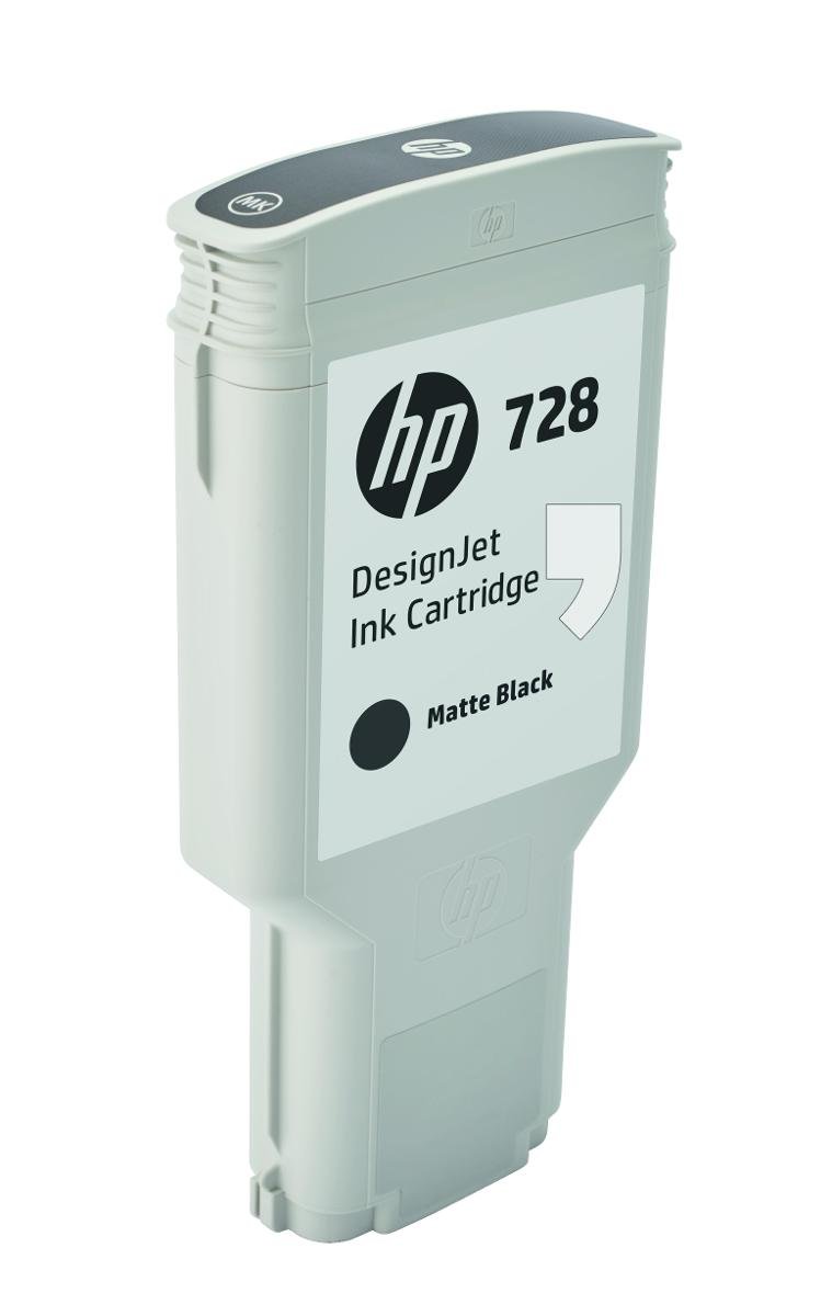 Tusz HP 728 F9J68A, 300 ml, czarny