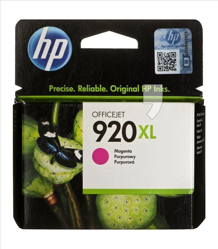Tusz HP 920XL, czerwony, 6 ml, CD973AE