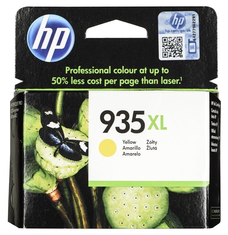 Tusz HP 935XL, żółty, 9.5 ml