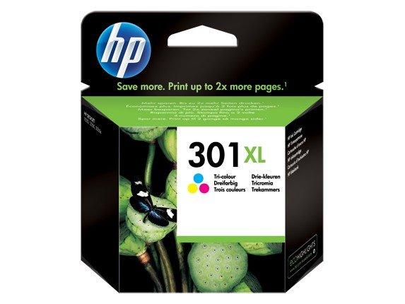 Tusz HP CH564EE, błękitny, purpurowy, żółty, 6 ml