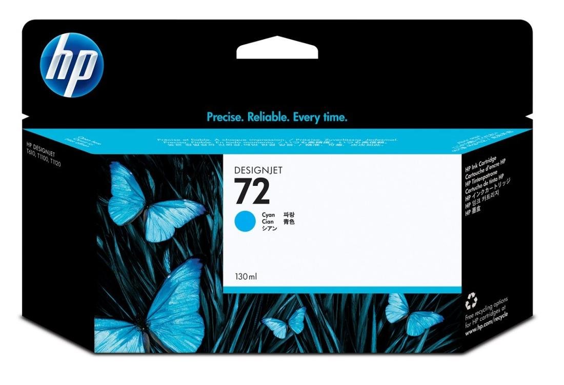 Tusz HP Photo 72, błękitny, 130 ml