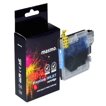 Tusz Masmo Do Brother Lc980 Lc1100 Dcp-195C Dcp-365Cn Dcp-395Cn Dcp-145C Mfc-790Cw Niebieski Zamiennik - Brother
