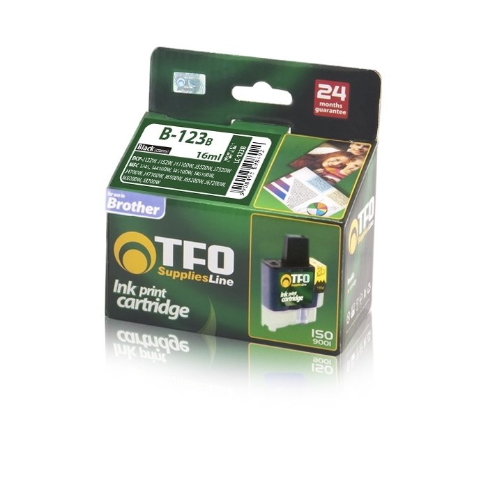 Tusz TFO B-123B, czarny, 16 ml, LC123B