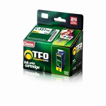 Tusz TFO C-551YXL, żółty, 12 ml, CLI551XL - TelForceOne