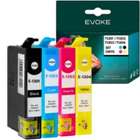 Tusze do drukarki Epson T1301 T1302 T1303 T1304 XL czarny + zestaw kolorów