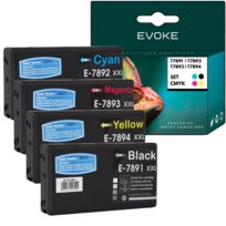 Tusze do drukarki Epson T7891 T7892 T7893 T7894 XL czarny + zestaw kolorów