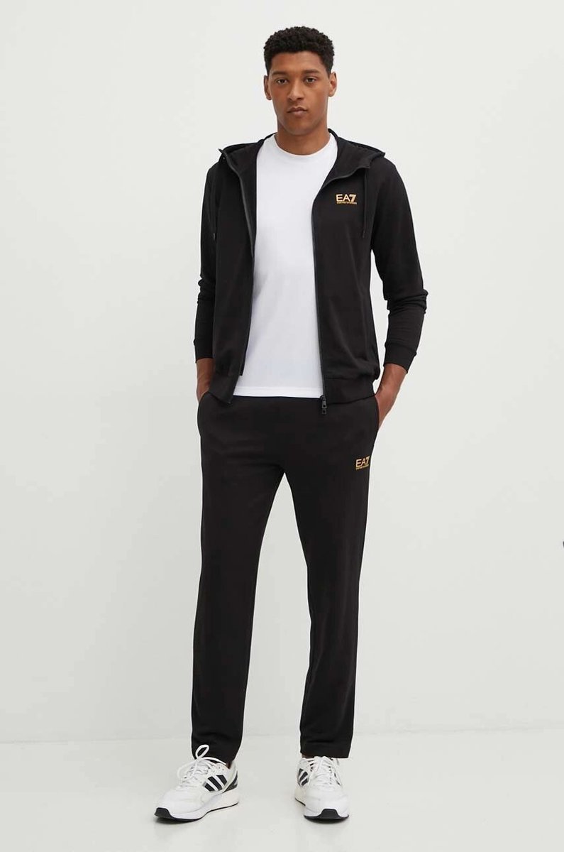 EA7 tuta sport uomo ea7 8npv62 pjvrz 0208 black