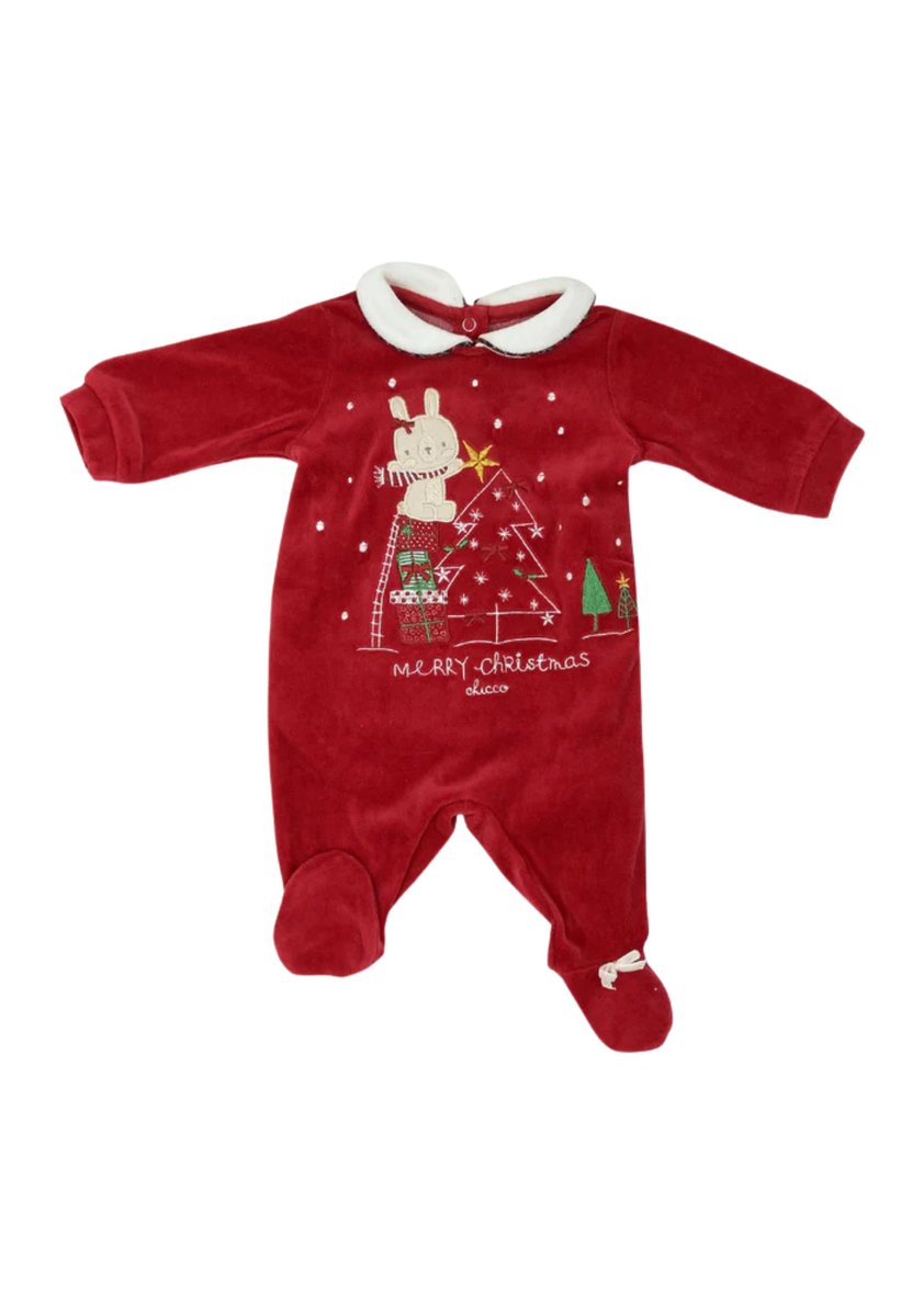 Tuta Neonato Unisex Mostro Verde Di Natale – Costume Animale Con Cappuccio In Peluche, 100% Poliestere, Taglia 12-18 Mesi