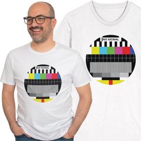 TV No Signal Koszulka Telewizja TVP TVN GILDAN
