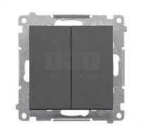 TW5.01/116 Simon 55 Łącznik świecznikowy (moduł) 10 AX, 250 V~, szybkozłącza Grafitowy mat TW5.01/116