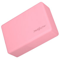 Twarda kostka klocek piankowy do ćwiczeń Jogi Yoga - pink