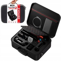 Twarda walizka podróżna do Nintendo Switch 2 z kieszenią na 21 gry