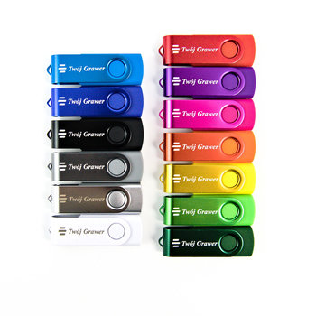 TWISTER pendrive 32 GB z grawerem logo lub tekstu - Inny producent