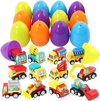 TwisterCK  12 Jajek Wielkanocnych  Wypełnionych Mini Samochodami - Inna marka