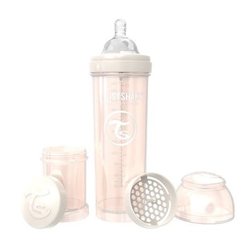 Twistshake, Butelka do karmienia, antykolkowa, Perłowy szampan, 330 ml - Twistshake