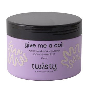 Twisty Give Me A Coil, Maska do włosów kręconych wysokoporowatych, 250ml - Twisty