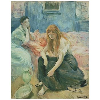 Two Girls - Berthe Morisot 50x60 - Legendarte