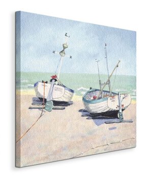 Two Moored Boats - obraz na płótnie - Art Group