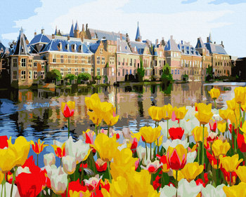 Twoje Hobby, Malowanie po numerach, 40x50 cm, Pałac w tulipanach  - Twoje Hobby