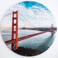 Twoje Hobby, puzzle okrągłe Most Golden Gate - Twoje-Hobby