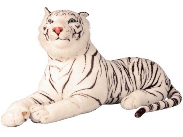 Zdjęcia - Maskotka Tygrys Śnieżnobiały Kot Duża Przytulanka 100+55Cm