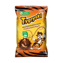 Tygryski Chrupki Kukurydziane O Smaku Czekoladowym 70 G