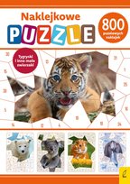 Tygryski i inne małe zwierzaki. Naklejkowe puzzle