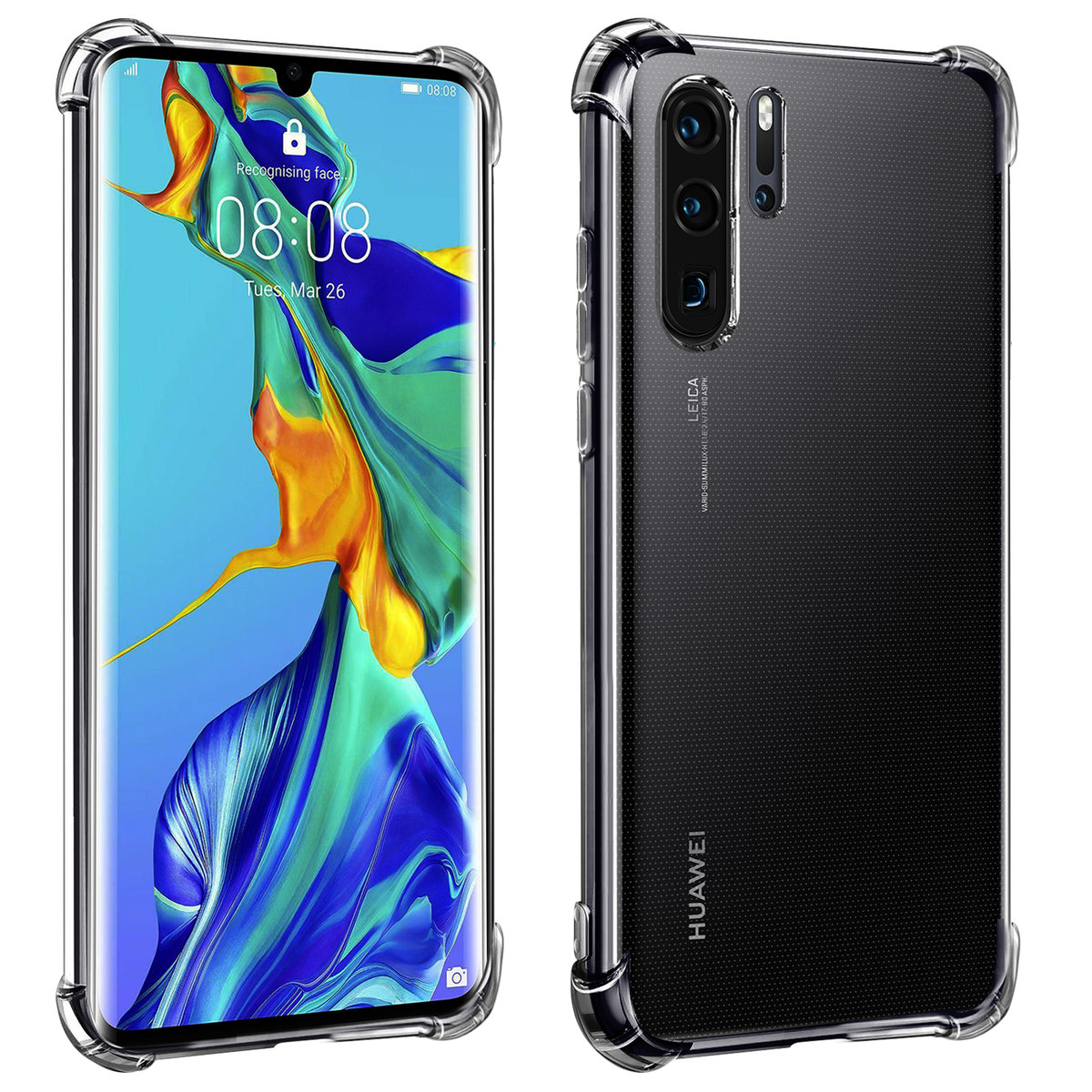 Custodia Militare Per Huawei P30 Pro - Simicoo HATA, Metallo E Silicone Con Protezione Schermo - 5