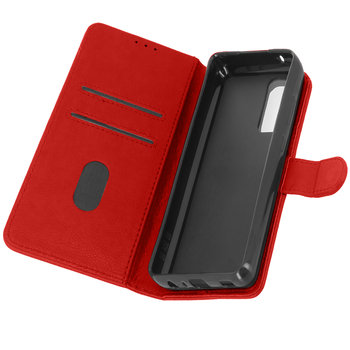 Tylna obudowa Samsung Galaxy A52 Full Function Wallet czerwona - Avizar