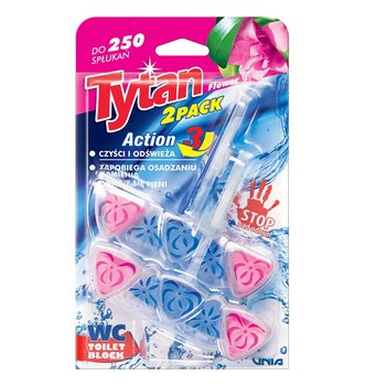 Tytan Zawieszka Do Wc Action3 Flower Duopak 2X 40G - Tytan
