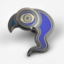 Tzeentch | 4 cm | Metal | Przypinka | Warhammer 40k Inna marka