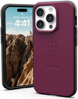 UAG Civilian Magsafe - obudowa ochronna do iPhone 15 Pro (bordeaux) - UAG