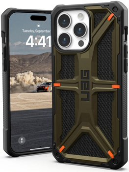 Uag Monarch - Etui Obudowa Ochronna Do Iphone 15 Pro Max (Kevlar Element Green) - UAG