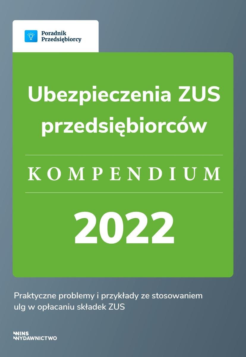 Ubezpieczenia Zus Przedsiębiorców Kompendium 2022 Emilia Lazarowicz Ebook Sklep Empikcom 8369