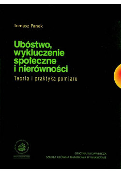 Ub stwo Wykluczenie Spo eczne I Nier wno ci Panek Tomasz Ksi ka W ub-stwo-wykluczenie-spo-eczne-i-nier-wno-ci-panek-tomasz-ksi-ka-w