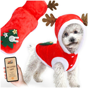 Ubranko przebranie dla psa świąteczne - s - Zolta