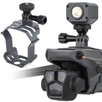 UCHWYT 1/4 CALA + LATARKA LED DO DJI Mavic 3 Pro / Classic / Mavic 3 NA KAMERĘ GOPRO ACTION 2