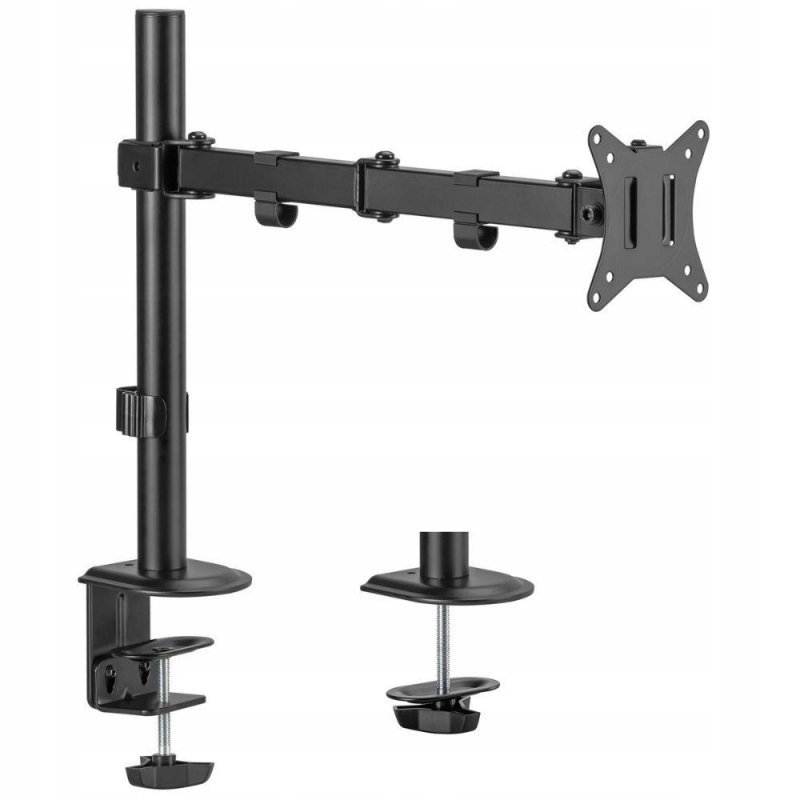Support De Bureau Pour écran VESA 75x75/100x100 - Pivot 360°, Inclinaison ±45°, Charge Max 9kg
