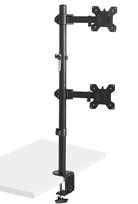 Uchwyt biurkowy do monitora LCD Maclean na dwa monitory, max VESA 100x100, 13-27", 9kg, MC-967 Inna marka